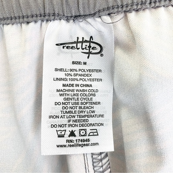 Reel Life Silver Filigree Print Board Shorts Size M - Picture 7 of 7